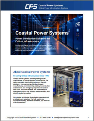 CPS Capabilities Slide Deck - Coastal Power Systems CPS Capabilities Slide Deck