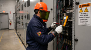 Arc Flash Mitigation | Coastal Power Systems - Coastal Power Systems Arc flash mitigation performed by Coastal Power Systems.